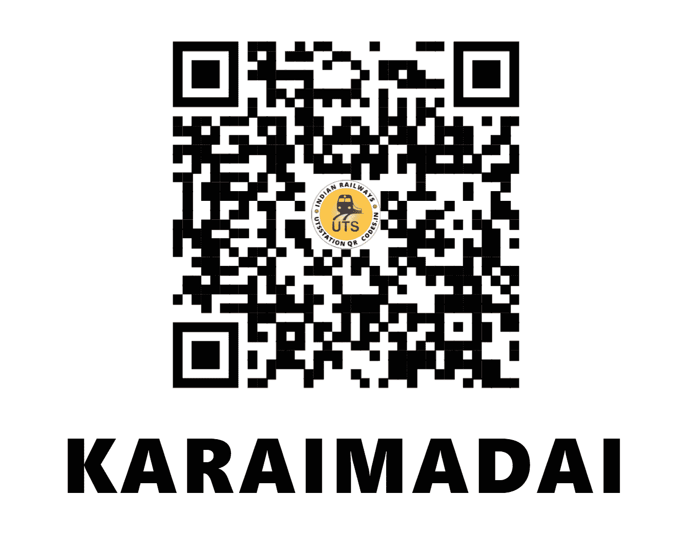 UTS QR Code for KARAIMADAI - KAY - SR (TAMIL NADU)